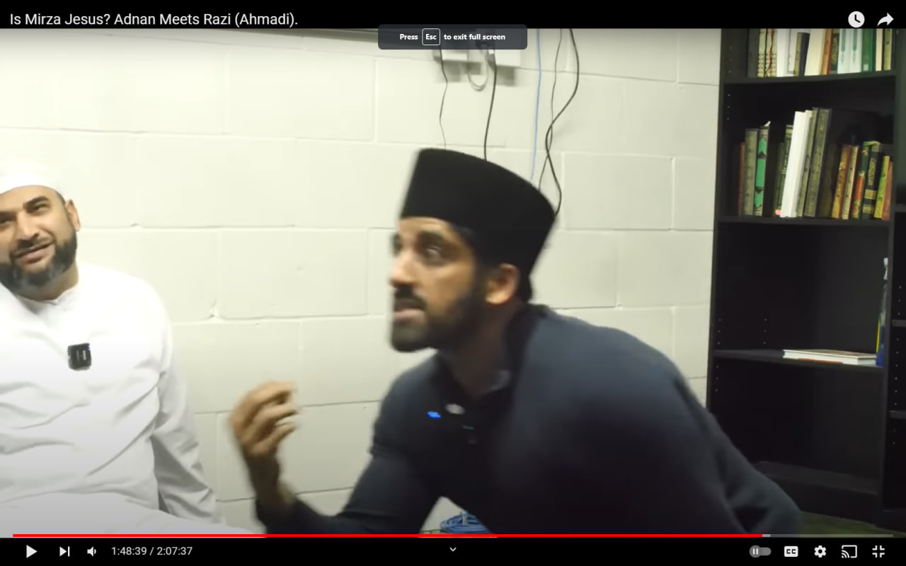 Razi got caught telling lies at Markaz Imam Al-Bukhari vs. Adnan Rashid ...